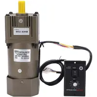 OEM Motor de engranajes de 90W, corriente alterna 220V, monofásico, con velocidad ajustable, modelo 50K