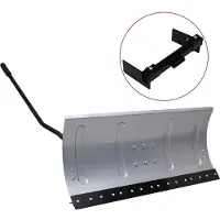 Shumee Pala quitanieves para tractor de jardín con adaptador de 100 cm