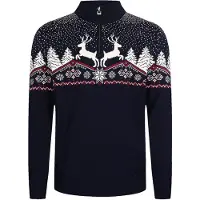 Dale of Norway - Dale Christmas Sweater - Jerséis de lana merina size S, azul