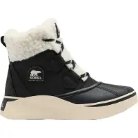 Sorel - Apreski - Out N About IV Chillz WP W Black Sea Salt para Mujer de Cuero - Talla 37 - Negro