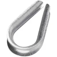 PLASTIMO Protector De Cuerda Acero Inoxidable 10 Unidades