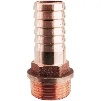 Maestrini Conector Recto Bronce M 1 1/2´´ 45 Mm
