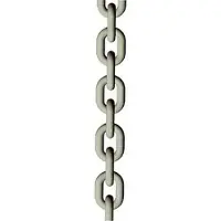 Goldenship Cadena Calibrada Galvanizada Lg 50 M