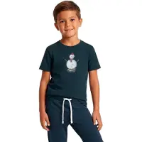 Super.natural Camiseta De Manga Corta Snowman Regular Fit