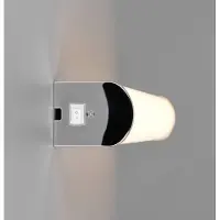 TRIO Lighting Aplique de pared LED Giacomo, 41 cm de ancho, cromado, metal, IP44