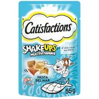 Mars Sacudidas De Satisfacción Bocadillo Para Gatos Fiesta Marina 55g 6 Unidades