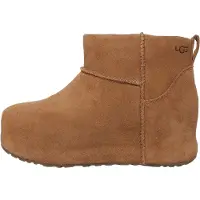 Ugg para mujer. 1180412 Botines de Piel Classic Mini Enwrap marrón (38), Plano, Ninguno, Casual, outlet 2026.