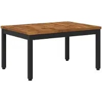 Syfax Mesa de centro de madera natural y color , 50 x 68,5 x 36 cm
