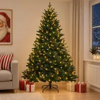 Syfax Árbol de Navidad artificial con ramas articuladas 150 cm
