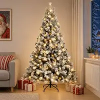 Syfax Árbol de Navidad artificial con ramas articuladas 150 cm