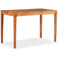 Syfax Mesa de comedor de madera maciza 118x60x76 cm