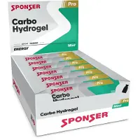 Sponser Sport Food Caja De Geles Energéticos Carbo Hydrogel Menta 60g 20 Unidades