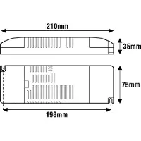 LEF Fuente de alimentación regulable de 100W y 24V, marca , para tiras LED