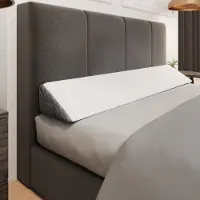 Merkloos Almohada cuña para cama, con dos colores/lados