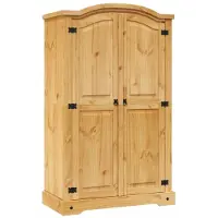 vidaXL Armario estilo México, madera de pino, 2 puertas, marca