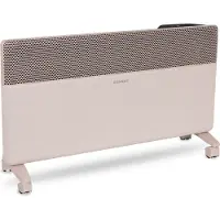 Vonroc Radiador eléctrico textil 2000W - inverter - 24m² | WiFi - beige