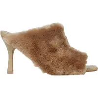 Stine Goya Naemi Fur Mule Brown Talla: 38 | Pumps Outlet | Mujer | Marrón