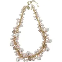 Otazu Ultimate Pearl Necklace Pink Pink Talla: OS | Collares Outlet | Mujer | Blanco