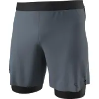 Dynafit - Ropa para trail running - Alpine Pro 2/1 Shorts M Cinder de Lana - Talla XL - Gris