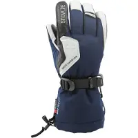Snowlife - Guantes de esquí - Capricorn DT Eco Glove Navy/White/Black de Lana - Talla L - Azul marino