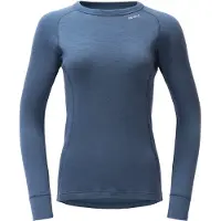 Devold of Norway - Ropa interior térmica mujer - Duo Active Merino 205 Shirt W Berry de Lana - Talla S - Azul