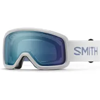 Smith - Máscaras de esquí - Shakedown Mist / Chromapop Everyday Blue Mirror de Silicona - Blanco