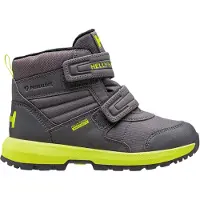 Helly Hansen unisex para niños. 11645 Botas Bowstring HT gris (30), Tela, Plano, Velcro, Casual, Outdoor, moda infantil, outlet