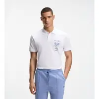 BOSS para hombre. 50559753 Polo Member Mesh blanco (XS), Casual, Malla, Manga corta, outlet 2026.