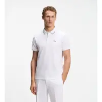 BOSS para hombre. 50564779 Polo Swing blanco (3XL), Casual, Algodón, Manga corta, outlet 2026.