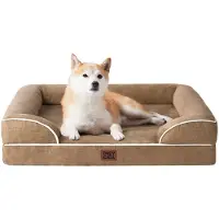 Merkloos Solidchoice: Cama ortopédica para perros, fabricada con espuma viscoelástica, lavable