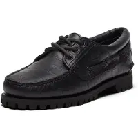 Timberland para mujer. TB0A2GNVW021 Náuticos de piel Authentic negro (39 W), Plano, Cordones, Casual, outlet 2026.