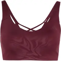 Adidas - Women's All Me Essentials Graphic Light Support - Sujetador deportivo size M, rojo