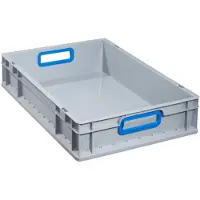 Allit 456780. Set de cierres ProfiPlus para EuroBox 4S, color azul, juego de 4 unidades