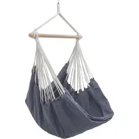 AMANKA Silla colgante XXL, modelo HMG-40, color antracita