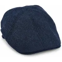 Suitable Boina Plana Lana Sarga Navy Azul Azul marino