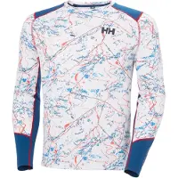 Helly Hansen para hombre. 49389 Camiseta térmica Lifa Active blanco (L), Casual, Deportivo, Poliéster, Manga larga, outlet 2026