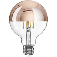 Creative Cables Bombilla Led Media Esfera Globo G95 E27 2700k Regulable 7w 650 Lumens