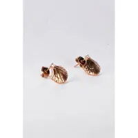 Purelei Small Shell Ohrringe Rosegold Talla: OS | Pendientes Outlet | Mujer | Rosa