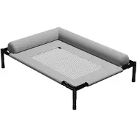 Merkloos Cama refrigerante elevada para perros, transpirable y cómoda
