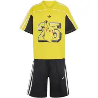 Adidas adidasConjunto de camiseta y pantalón de punto Pokémon Loose 116 Yellow / Black Niño