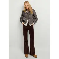 Pepe Jeans Pantalones De Cintura Alta Flare Willa Corduroy