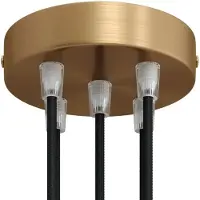 Creative Cables Kit Rosetón Cilíndrico De Metal Krm575fots