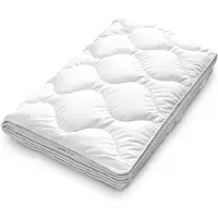 Merkloos Edredón de invierno de 200 x 220 cm, de color blanco, con relleno de algodón