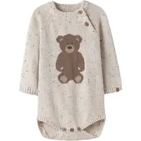 Lil´ Atelier Pijama entero/body crema / marrón