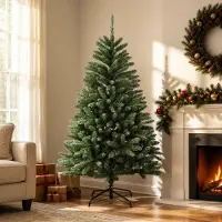 Syfax Árbol de Navidad artificial con ramas articuladas 180 cm PVC