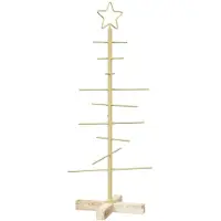 Syfax Árbol de Navidad de metal KUOPIO 90 cm Acero Dorado