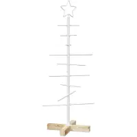 Syfax Árbol de Navidad de metal KUOPIO 90 cm Acero Blanco