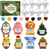 OEM Calendario de Adviento 2026 con figuras tejidas, de colores