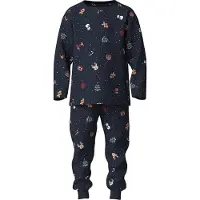 Name it Pijama 'NMNVISMAS' marino / pueblo / rojo oscuro / blanco