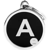 My Family Placa Para Mascotas Letter A